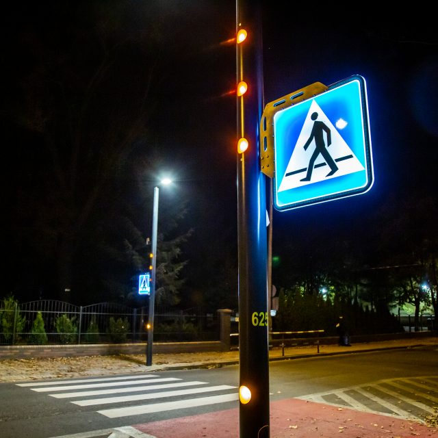 aktywne przejście dla pieszych
